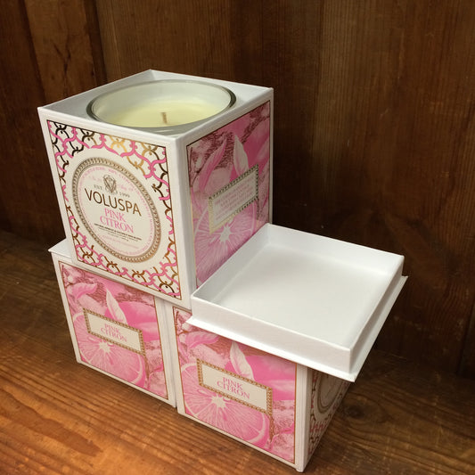 VOLUSPA - PINK CITRON CLASSIC MAISON CANDLE